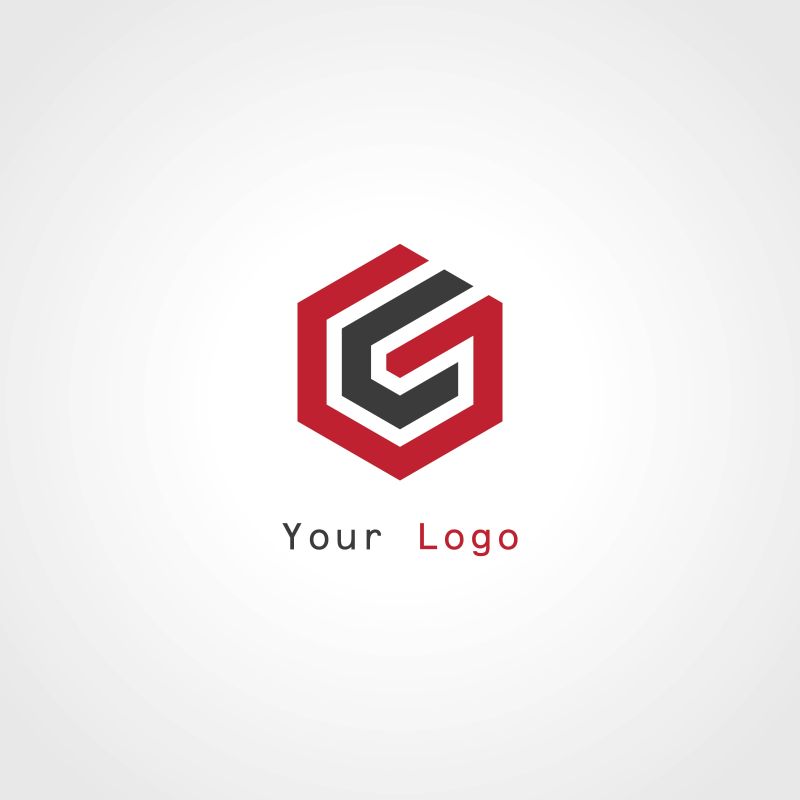 創意矢量圓形水元素的抽象標志設計 LOGO設計